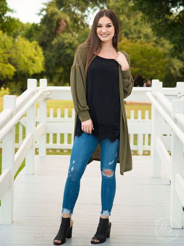 Olive Cardigan