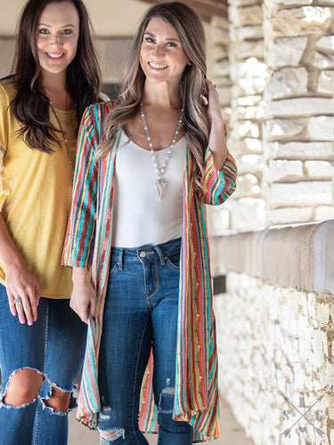 Striped Kimono